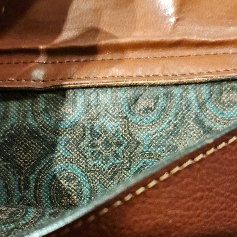 Classic Brown Leather Satchel - Picture 3 of 5